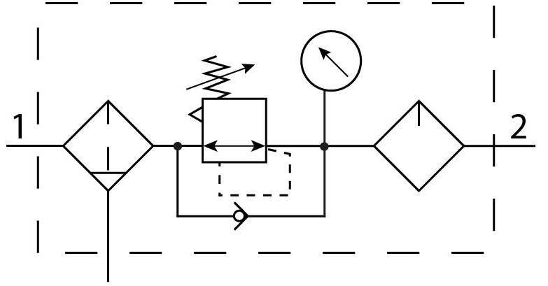 Изображение товара Блок подготовки воздуха, комбинация Festo MSB4-1/4-FRC5:J1M1