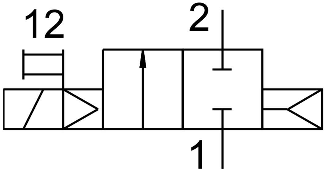 Изображение товара Клапан с электроуправлением Festo MN1H-2-1/2-MS